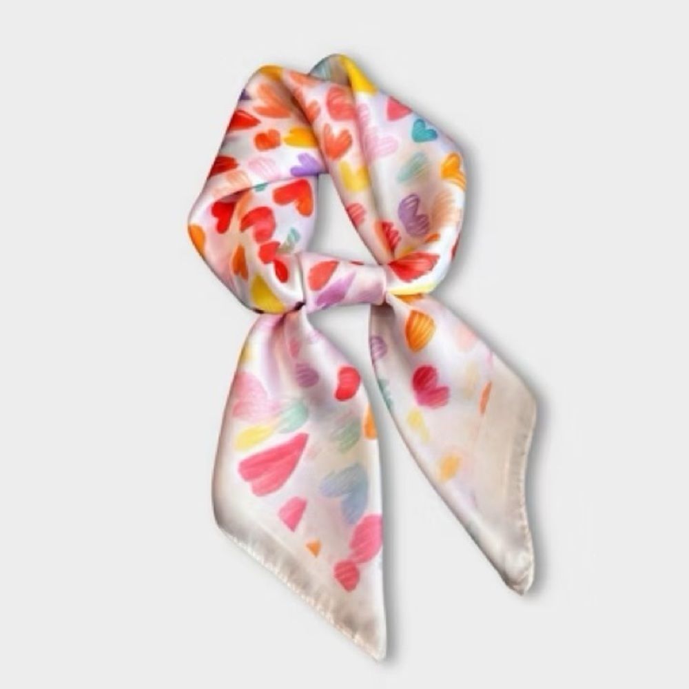 Colorful Heart Scarf P86